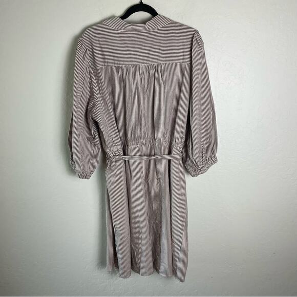 Torrid Striped Mini Cotton Poly Blouson Sleeve Shirt Dress 2X NWT 40056348 - Picture 7 of 16